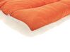 Velvet Dog Bed 70 x 55 cm Orange ERGANI_826432
