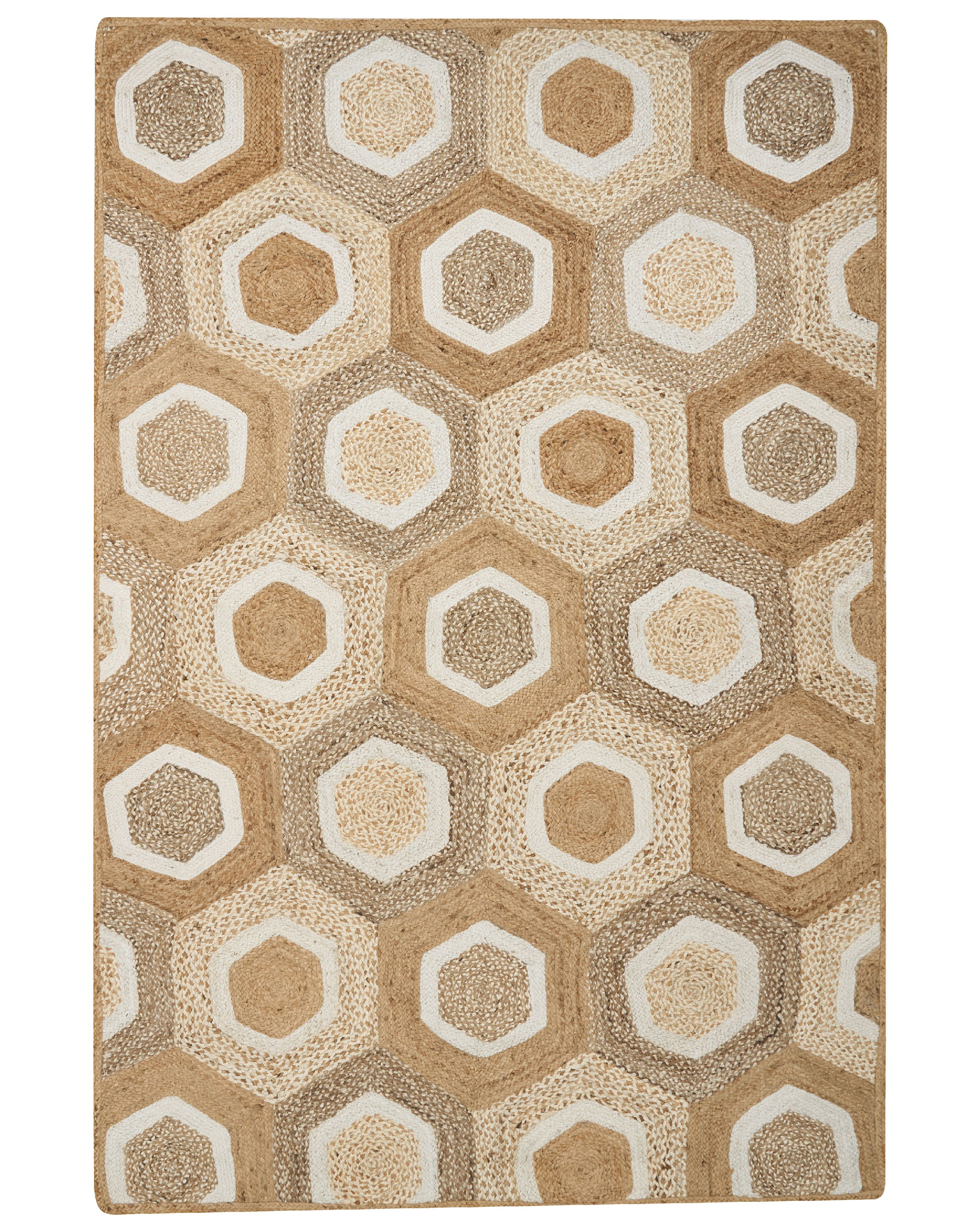 Tappeto in iuta Wahl 200x300 cm, Brown-offwhite