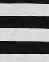 Dywan zewnętrzny 140 x 200 cm czarno-biały TAVAS_714871