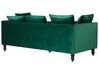 3 Seater Velvet Sofa Emerald Green FENSTAD_732136