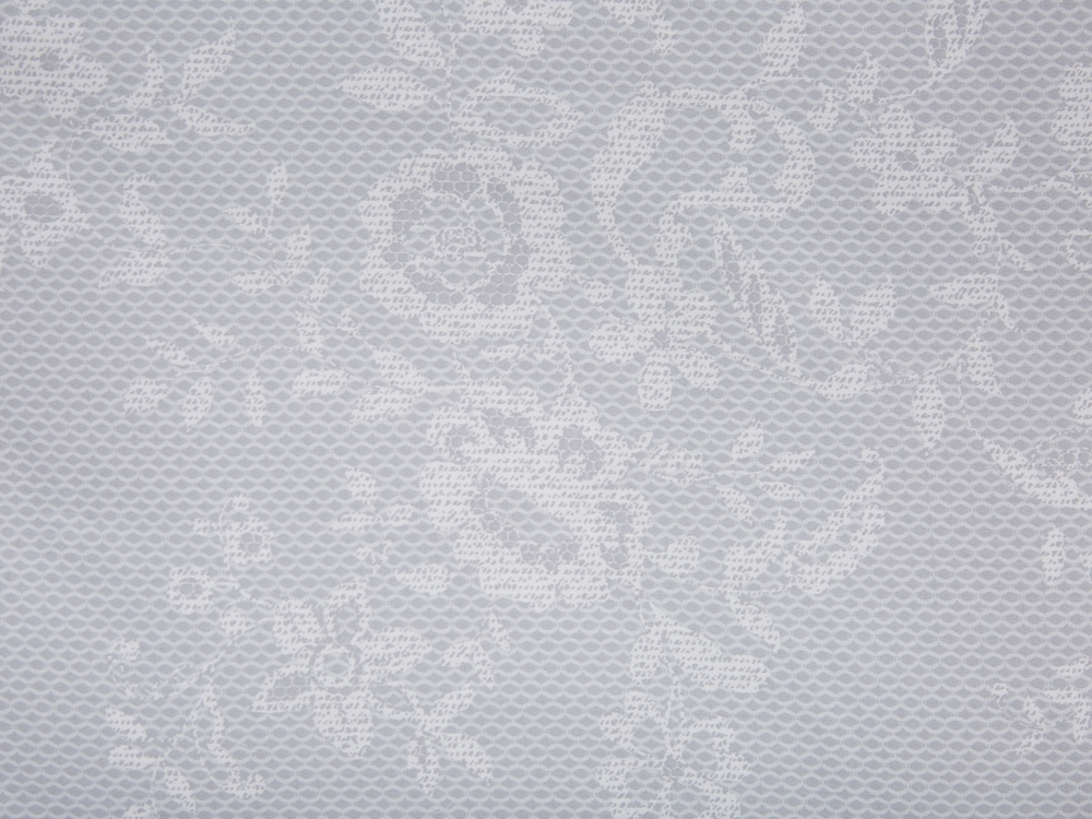 Housse de couette en satin de coton avec motif floral 200 x 220 cm