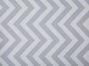 Vloerkleed polyester wit/grijs 70 x 200 cm SAIKHEDA_831458