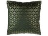 Set of 2 Velvet Cushions Geometric Pattern 45 x 45 cm Green CELOSIA_770080