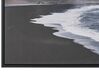 Obraz na płótnie w ramie morze 93 x 63 cm niebiesko-szary ORTONA_816252