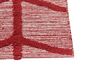 Teppich Baumwolle rot 160 x 230 cm geometrisches Muster SIVAS_839701