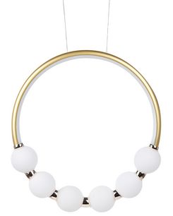 LED-riippuvalaisin alumiini kulta FANE