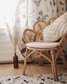 Cadeira pavão em rattan de cor natural 88 cm FLORENTINE II_892185