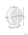Ezüst asztali ventilátor 24 cm RIBBLE_792375