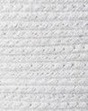 Fehér és bézs pamut kosár háromdarabos szettben BASIMA_846442