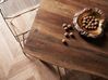Table de salle à manger effet bois foncé / noir 160 x 90 cm WITNEY_755624