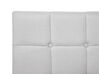 Fabric EU Single Size Divan Bed Light Grey ADMIRAL_734745