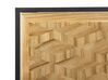 Bett heller Holzfarbton / schwarz Lattenrost 180 x 200 cm ERVILLERS_907965