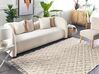 Bavlněný koberec 140 x 200 cm béžový AKSARAY_839214