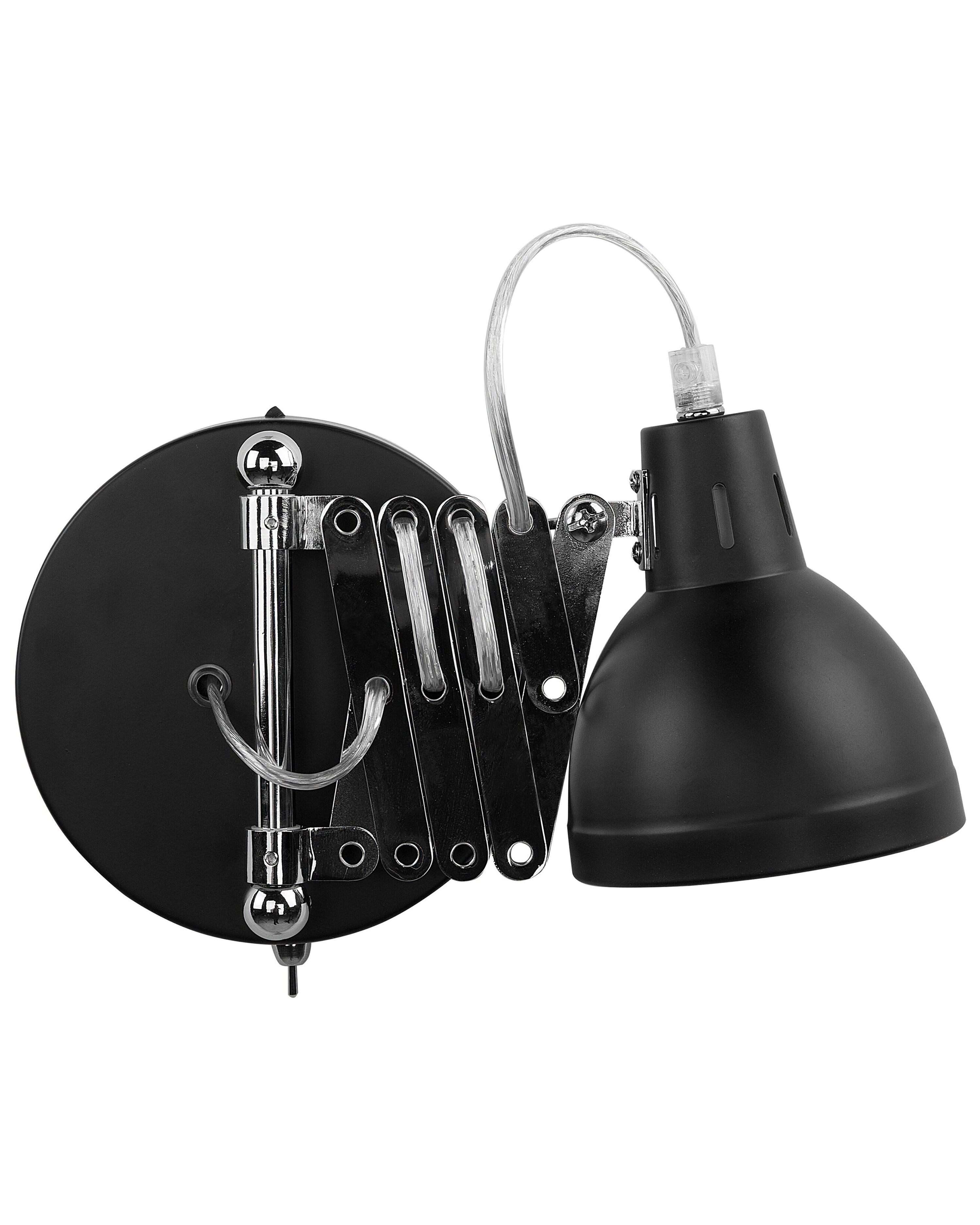 Lampa ścienna czarna HARRINGTON