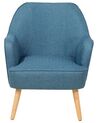 Fabric Armchair Teal Blue LOKEN_548901