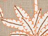 Lot de 2 coussins en coton à motif de palmiers multicolore 45 x 45 cm MELOBESIA_893022