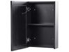Kúpeľňová zrkadlová skrinka na stenu s LED osvetlením 40 x 60 cm čierna CONDOR_905751