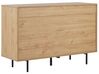 Sideboard heller Holzfarbton / weiß 2 Schränke Schublade ITACA_789818