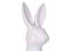Figurine décorative lapin en céramique blanc 39 cm PAIMPOL_798628