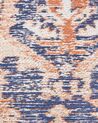 Teppich Baumwolle blau / rot 200 x 300 cm orientalisches Muster Kurzflor KURIN_862988