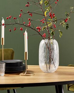 Kukkamaljakko lasi kirkas 28 cm KYRAKALI Kukkamaljakko lasi kirkas 28 cm KYRAKALI