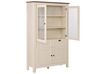 Cupboard with Glass Display Cream SEATLLE_810141