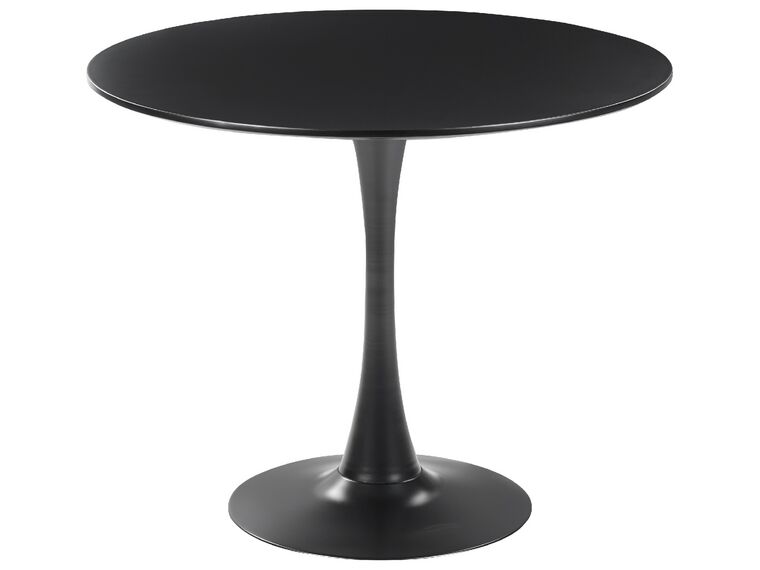 Round Dining Table ⌀ 90 cm Black BOCA_858441