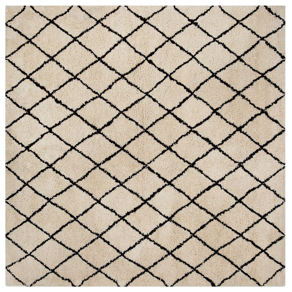 Dywan 200 x 200 cm beżowy MIDYAT