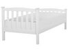 Wooden EU Single Size Bed White GIVERNY_752686
