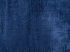 Alfombra de viscosa azul marino 160 x 230 cm GESI_518654