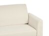 Ensemble canapés et fauteuil en tissu beige 6 places FENES_897781