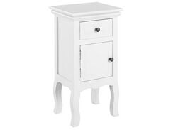 Yöpöytä puu valkoinen 33 x 30 cm ANTIO Yöpöytä puu valkoinen 33 x 30 cm ANTIO