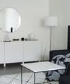 Tripod Floor Lamp White with Silver VISTULA_724533