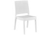Conjunto de jardín mesa y 4 sillas blanco FOSSANO _807746