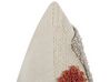 Almofada decorativa tufada em algodão multicolor 45 x 45 cm BREVIFOLIA_835138