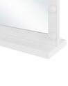 Stojanové zrcadlo LED 50 x 60 cm bílé BEAUVOIR_756904