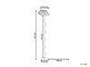 Stehlampe Metall rosa / weiss 161 cm Kegelform JIKAWO_898291