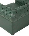 Faux Leather Armchair Green CHESTERFIELD_696556
