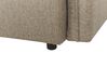 Canapé-lit avec rangement en tissu marron KRAMA_898343