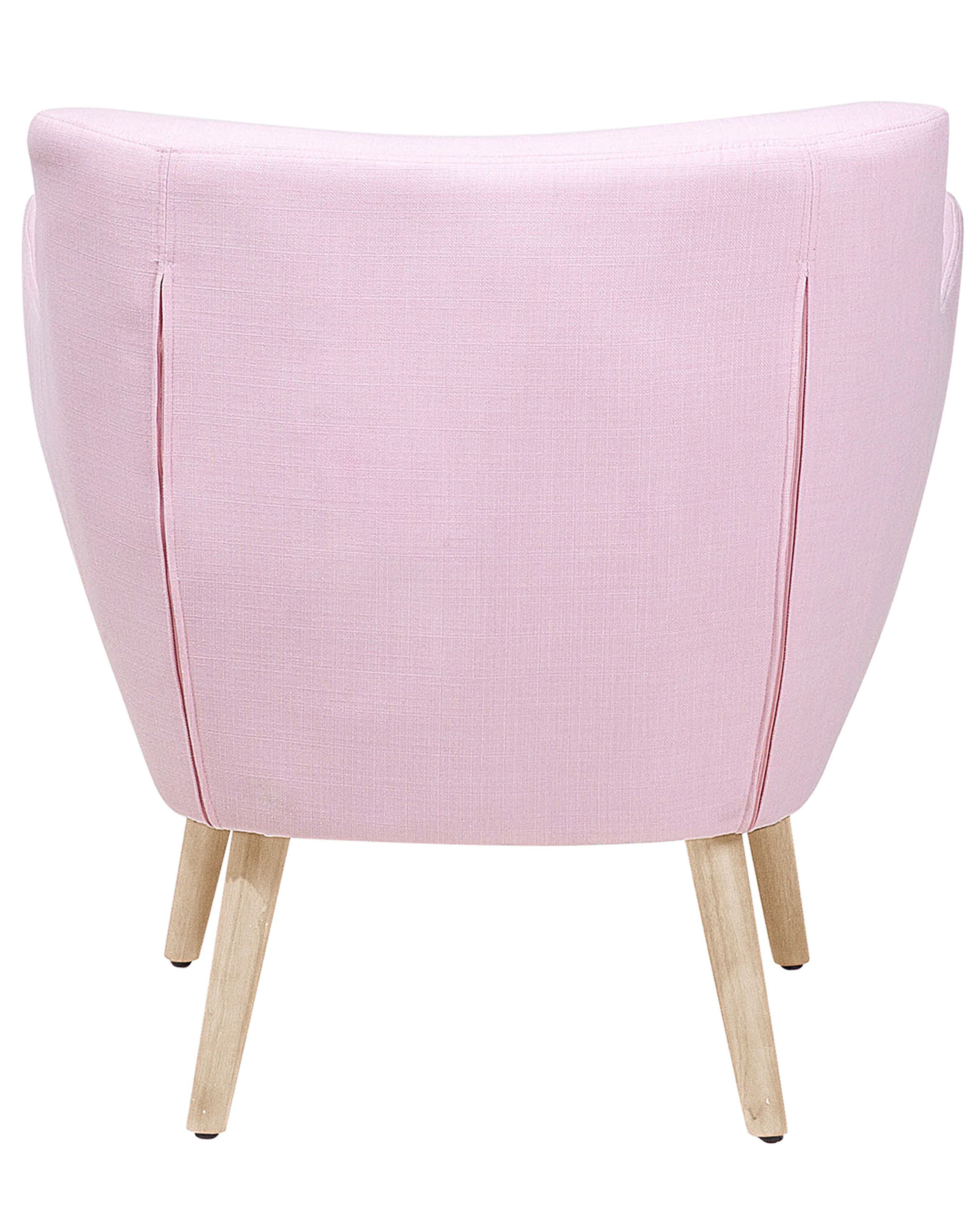 Sillón rosa pastel DRAMMEN | Beliani.es