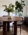 Table de salle à manger ronde ⌀ 120 cm bois foncé ORIN_887497