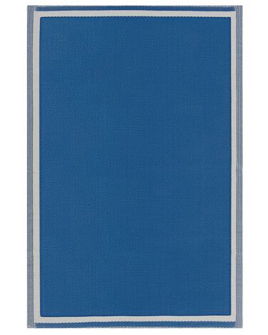 Alfombra azul marino/blanco 120 x 180 cm ETAWAH