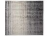 Teppich hellgrau-dunkelgrau 200 x 200 cm Kurzflor ERCIS_710296