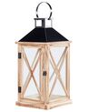 Lanterna di legno naturale 61 cm TELAGA_817720