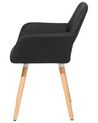 Sada 2 židlí do jídelny v černé barvě CHICAGO_696160