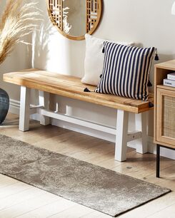 Matto puuvilla ruskeanharmaa 60 x 180 cm BEYKOZ