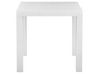 Puutarhapöytä 80 x 80 cm valkoinen FOSSANO_807699