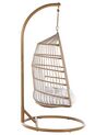 Hanging Chair with Stand Beige ALLERA_803278