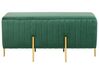 Zöld bársony ülőpad 89 x 45 cm DAYTON_860577