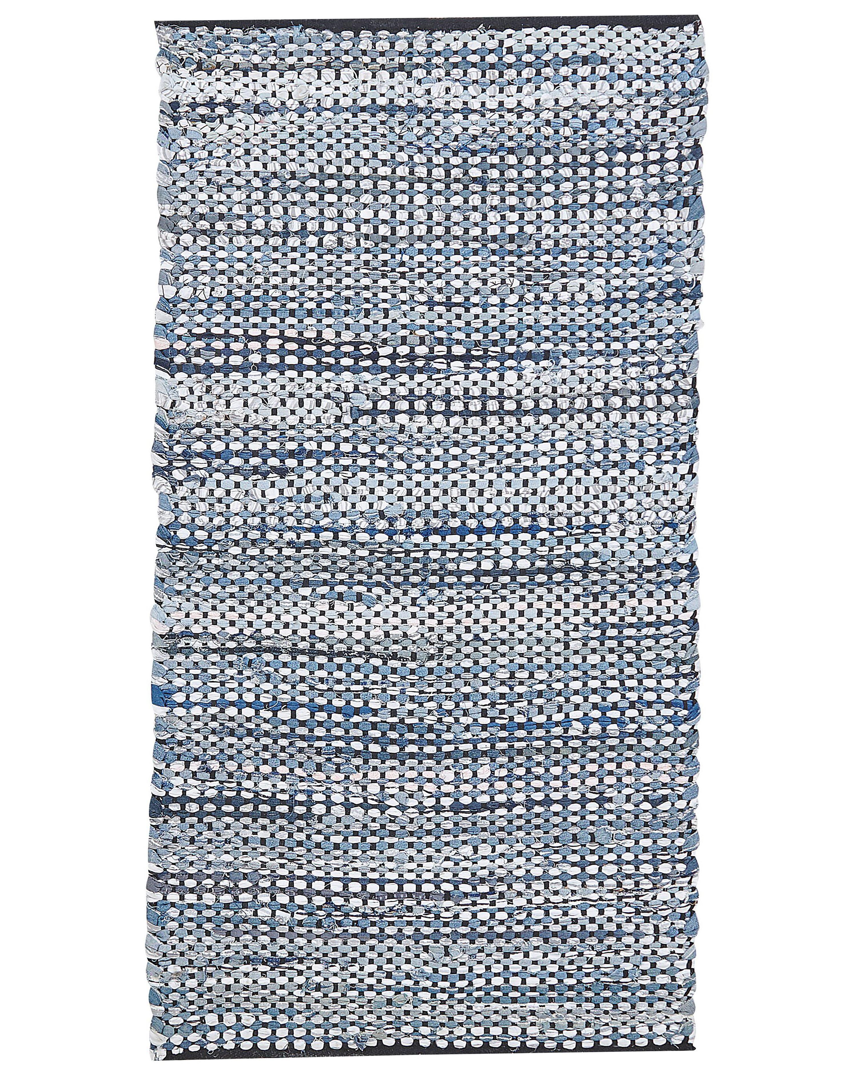 Alfombra de algodón multicolor 80 x 150 cm ALANYA_848621